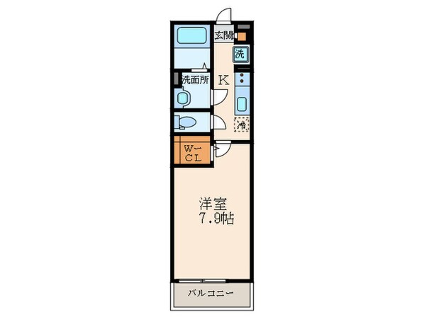 oak出屋敷の物件間取画像